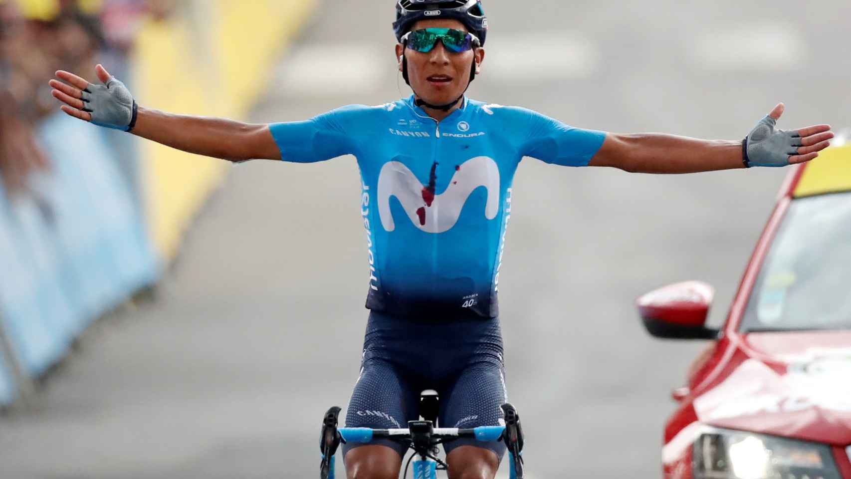 Nairo Quintana, ganador de la 18ª Etapa del Tour de Francia