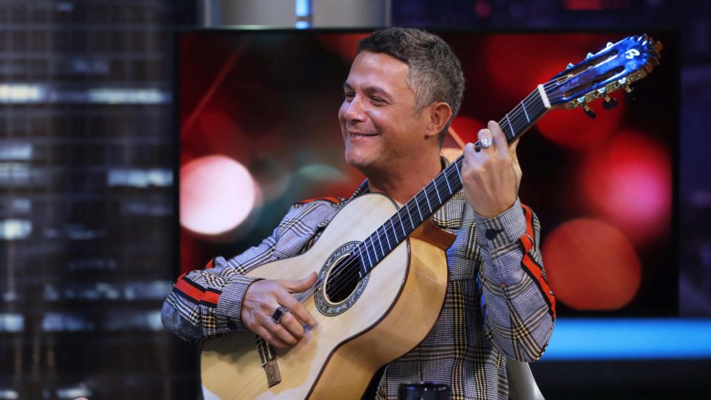 Alejandro Sanz durante una visita a 'El Hormiguero'.