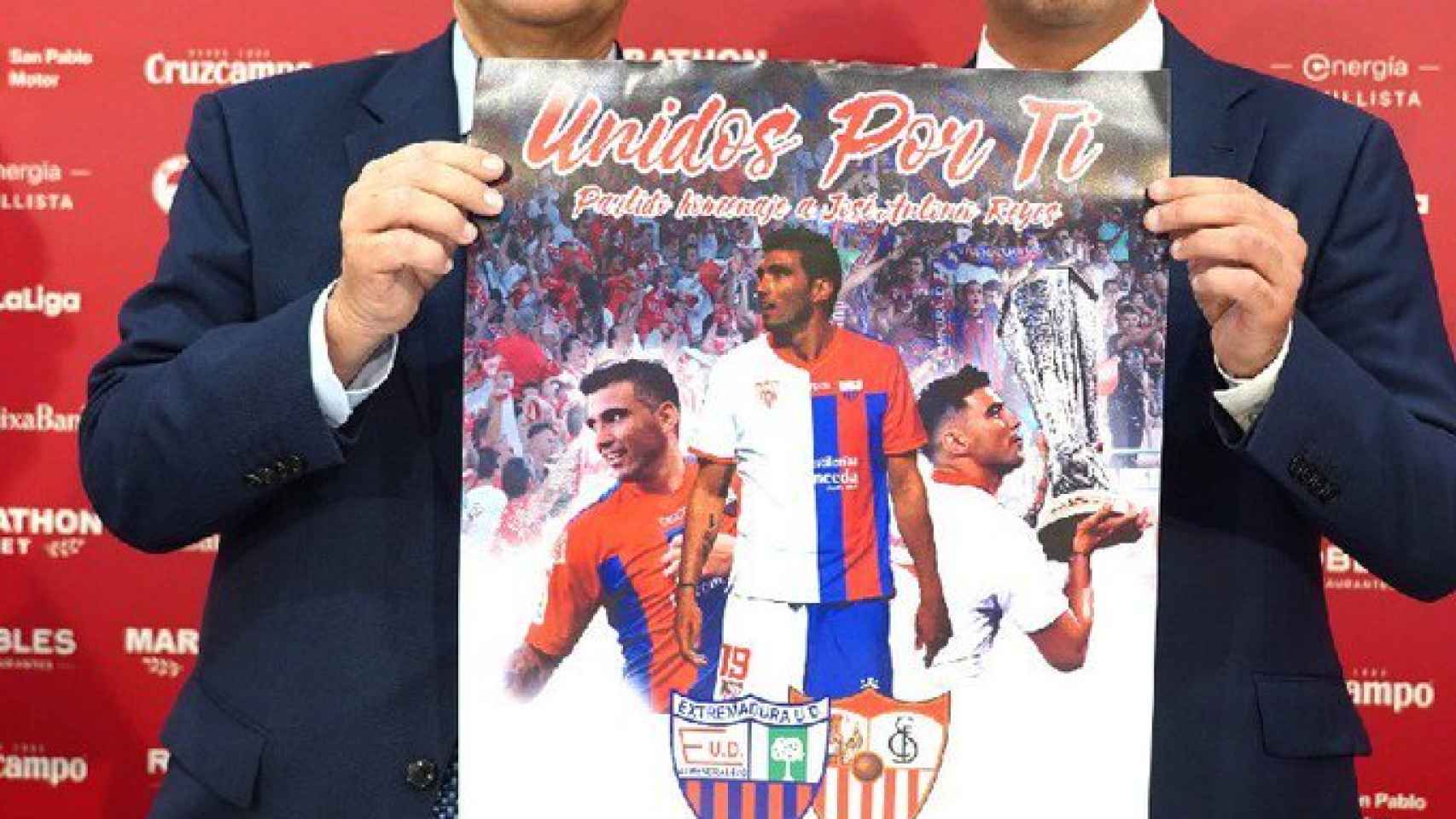 Cartel del partido homenaje a José Antonio Reyes. Foto: Twitter (@SevillaFC)