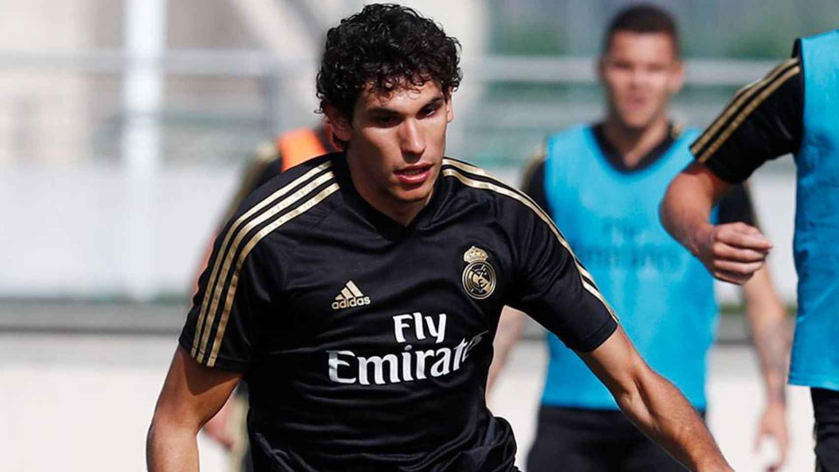 Vallejo entrena con el Real Madrid