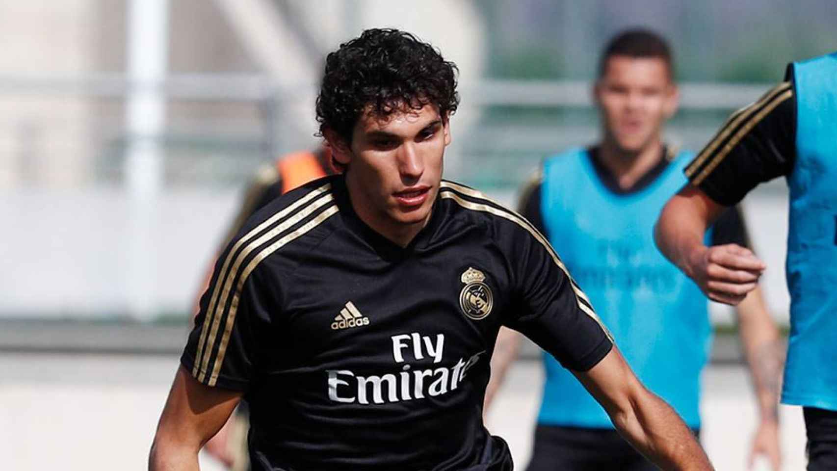 Vallejo entrena con el Real Madrid