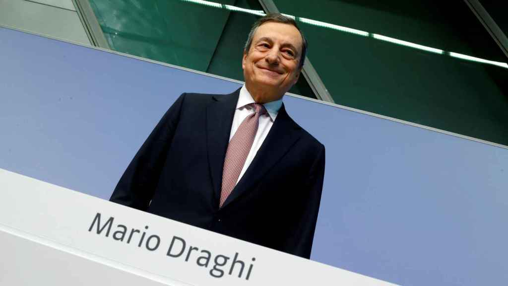 El expresidente del BCE, Mario Draghi, se despidió de su mandato con el tipo de facilidad de depósito en el -0,50%.