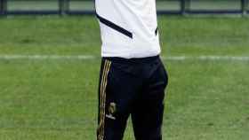 Zidane dirige el entrenamiento del Real Madrid