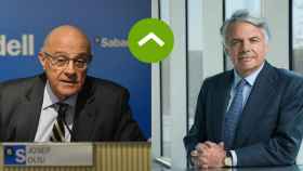 COMO LEONES: Josep Oliu (Sabadell) e Ignacio Garralda (Mutua Madrileña)