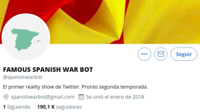 SpanishWarBot huele a estafa: la guerra tuitera entre famosos en una estafa