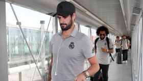 Isco y Marcelo, a la llegada del Real Madrid a España tras la International Champions Cup 2019