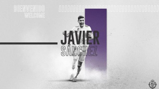 Javi Sánchez, cedido al Valladolid. Foto: Twitter (@realvalladolid)