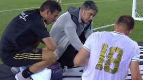 Luka Jovic acabó lesionado el derbi ante el Atlético de la International Champions Cup