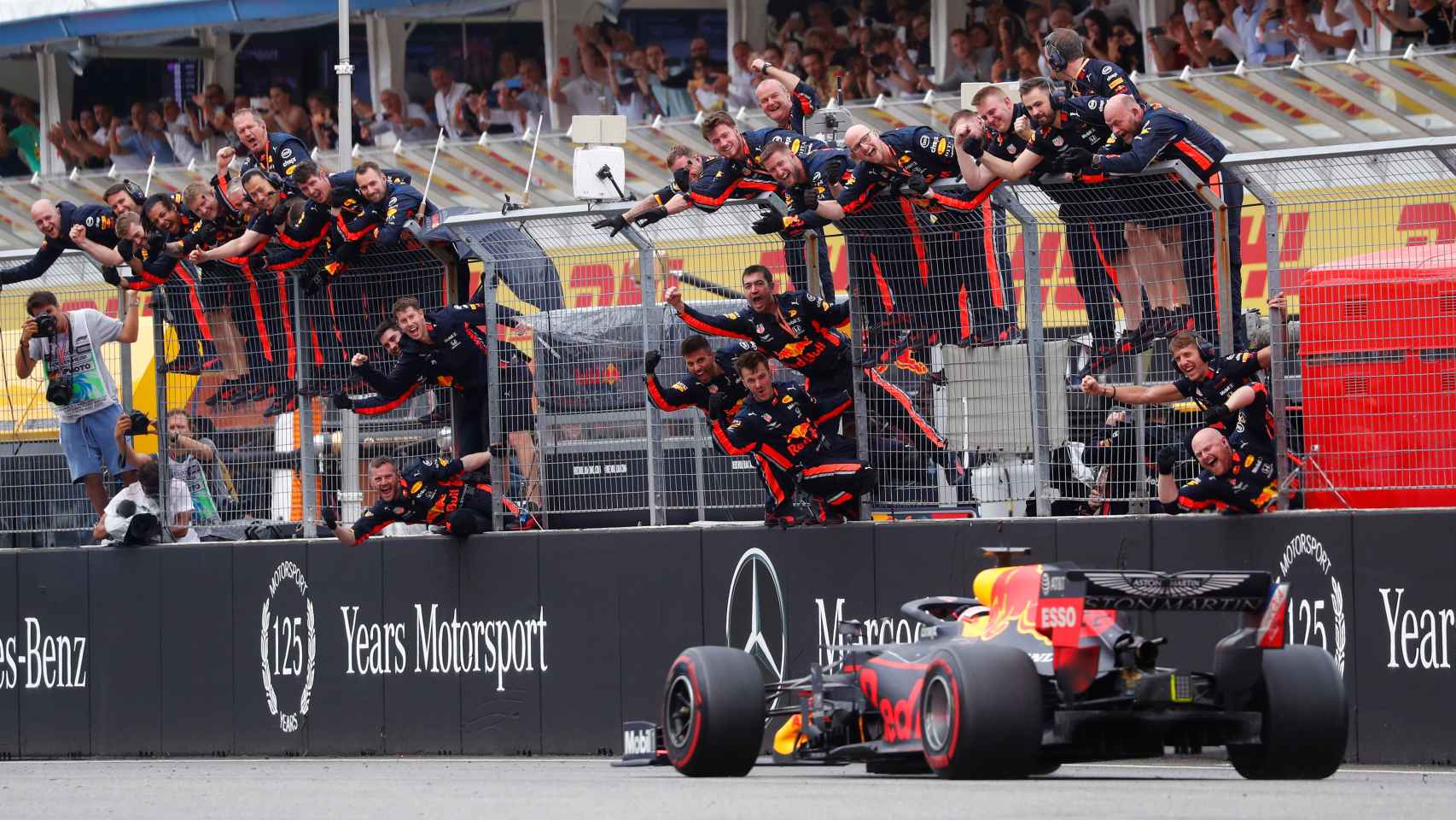 Max Verstappen en el Gran Premio de Alemania de Fórmula 1.