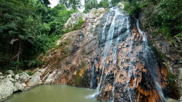 Cascada de Namuang 2, en la isla de Ko Samui (Tailandia).