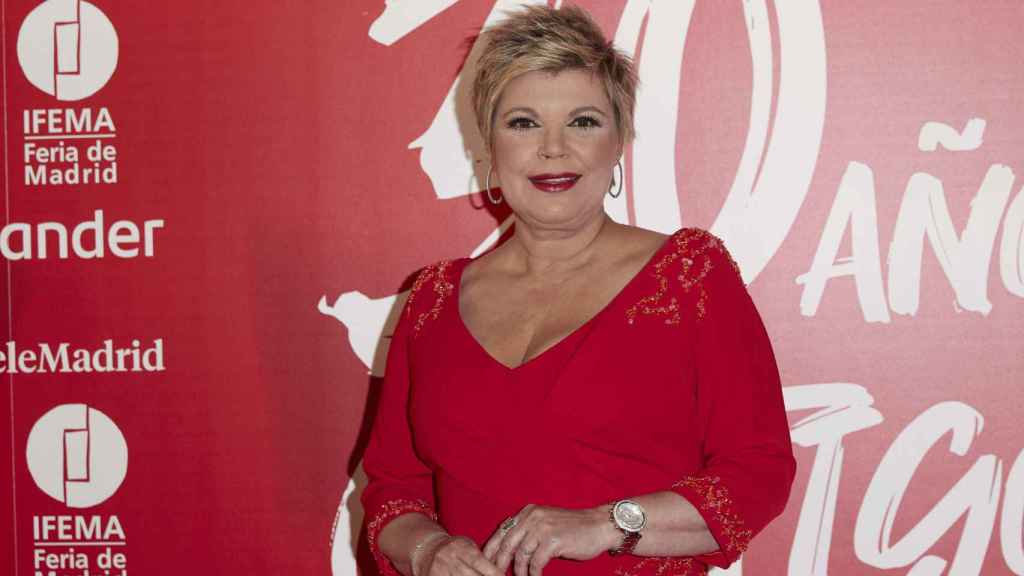 Terelu Campos durante el 30 aniversario de Telemadrid.