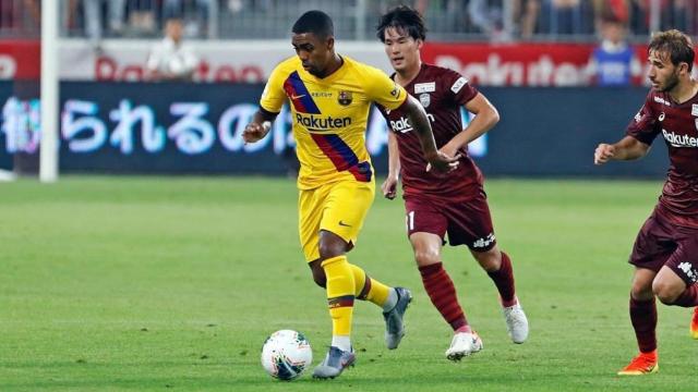 Malcom, en un partido del Barcelona. Foto: Instagram (@malcomoliveira_97)