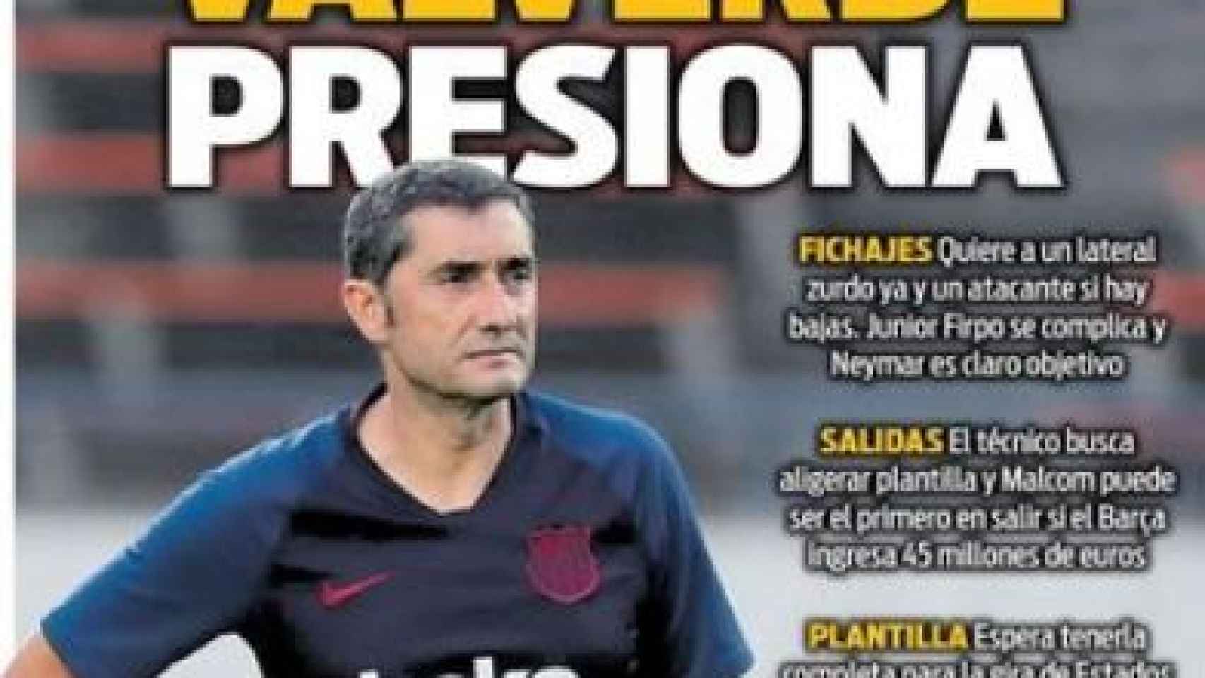 La portada del diario Sport (29/07/2019)