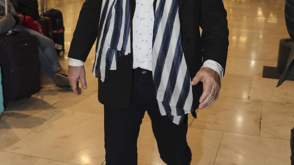 Edmundo Arrocet en una imagen tomada en el Aeropuerto en 2018.