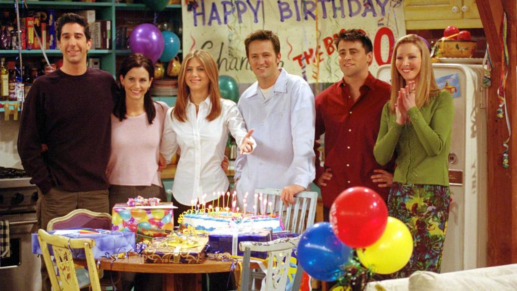 Parte del reparto de la mítica serie 'Friends'.