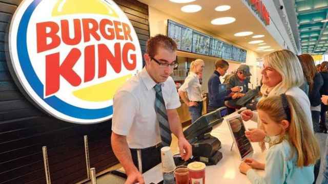 Un trabajador del Burger King.