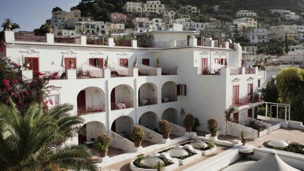 Detalle del hotel donde Paula Echevarría se ha hospedado en Capri.