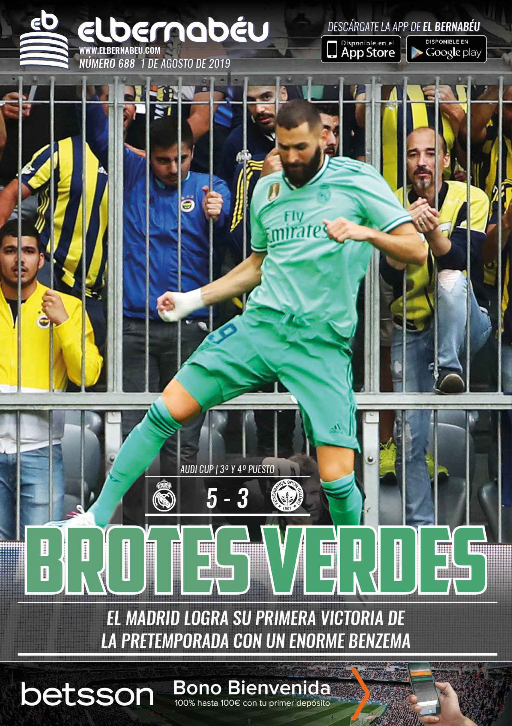 La portada de El Bernabéu (1/08/2019)