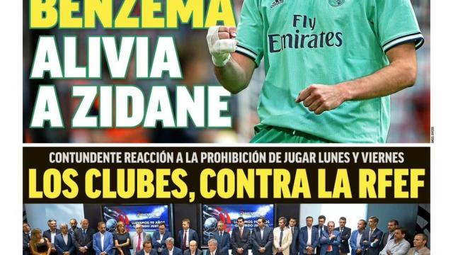 Portada MARCA (01/08/19)