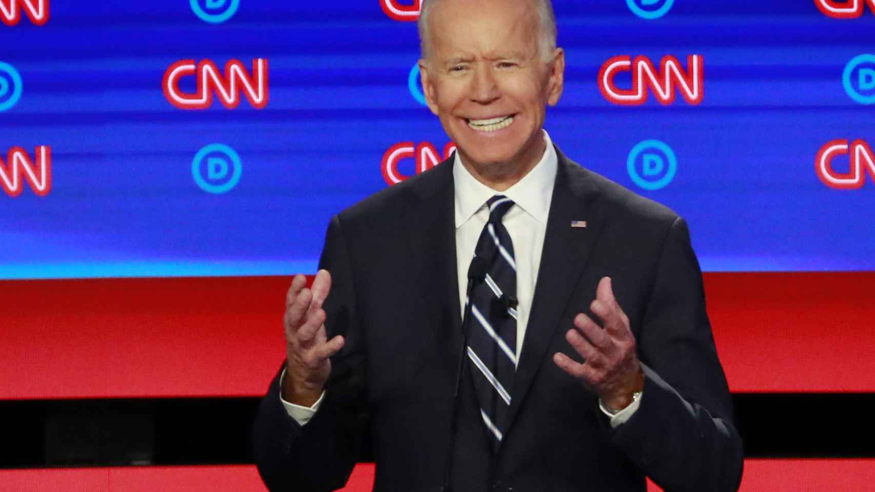 Joe Biden durante el debate.
