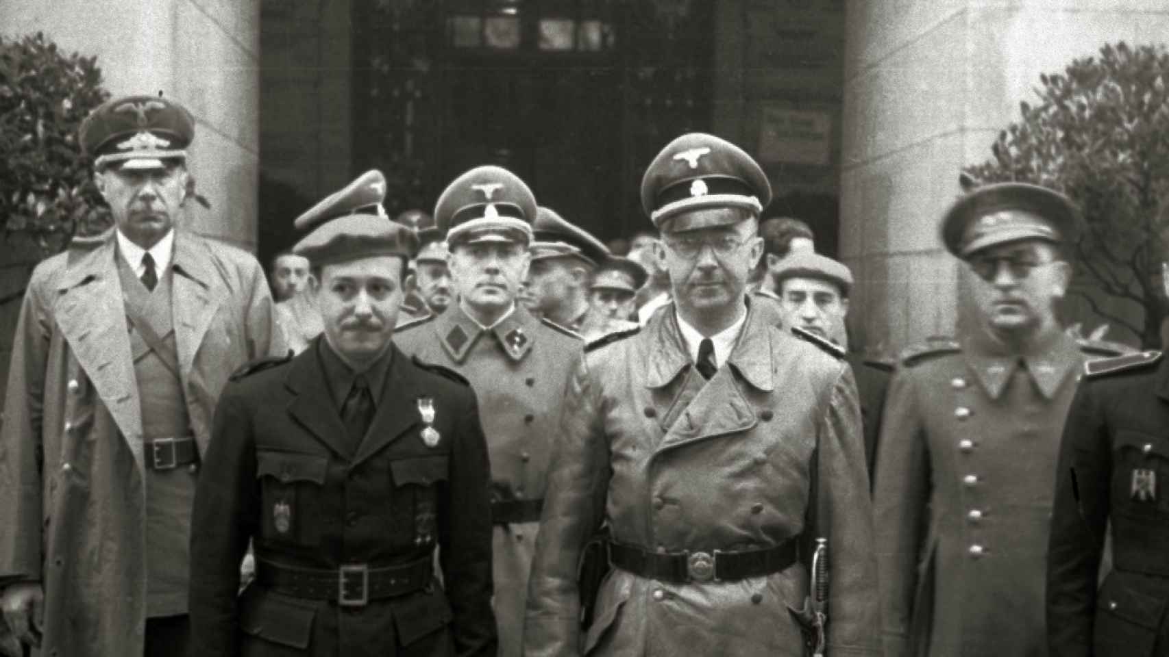 Heinrich Himmler en San Sebastián (1940).