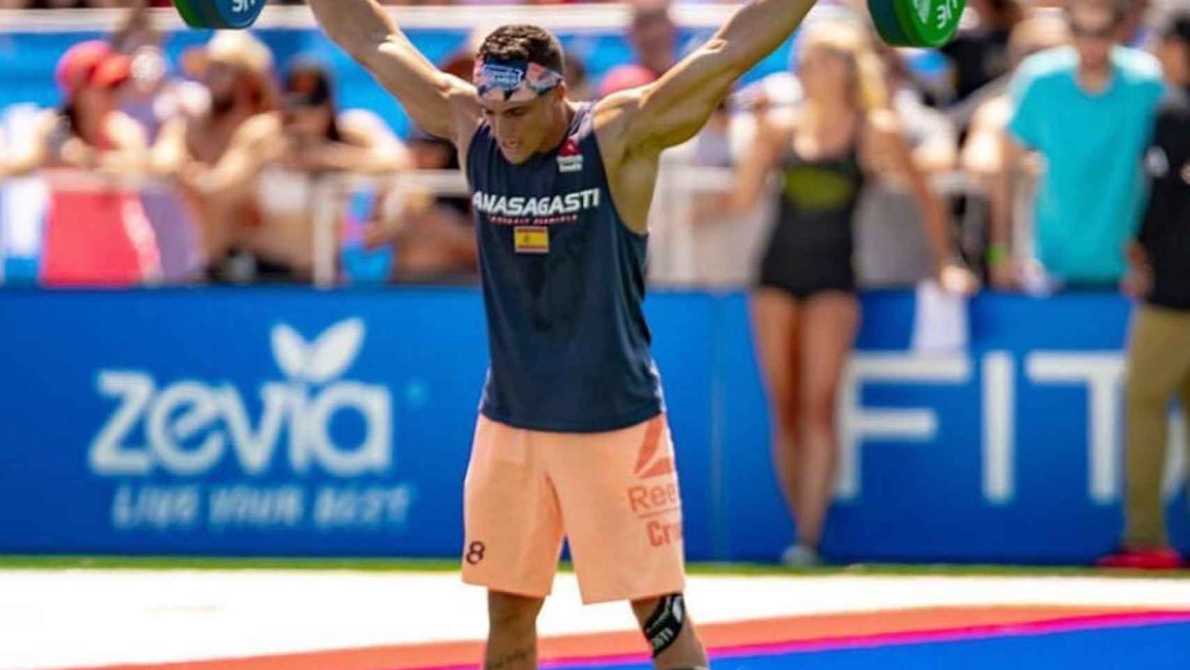 Alexander Anasagasti, en los CrossFit Games 2019. Foto: Instagram (@mr_weak7)