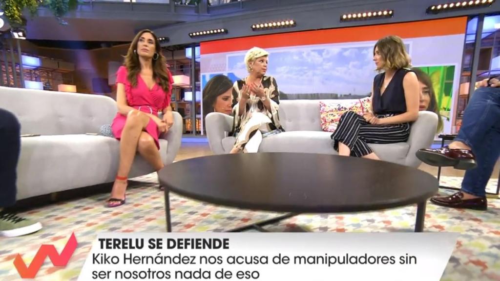 Terelu Campos durante su explicación en 'Viva la vida'.