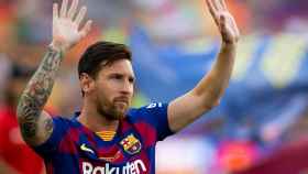Messi, en la presentación del Barcelona 2019/2020 antes el Trofeo Gamper