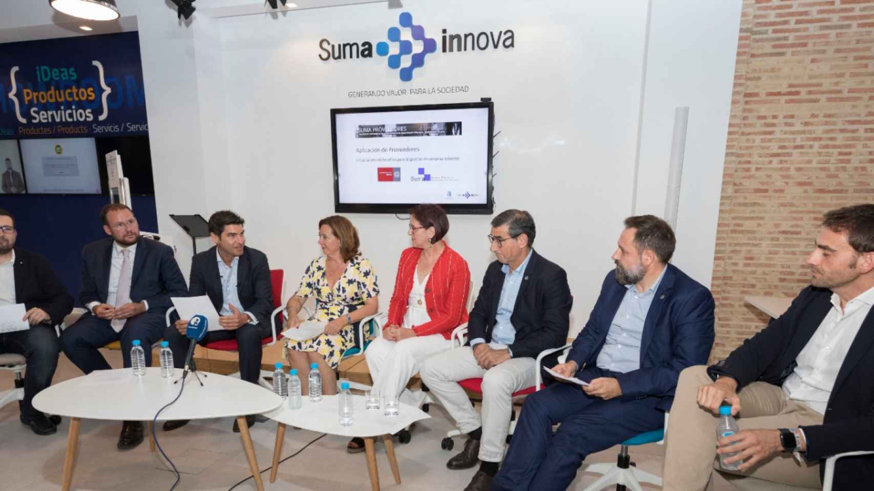 Debate de presentación en SUMA con el Teniente de Alcalde de Murcia, Director y vpta de Suma, Vpta Murcia y Rector UM.