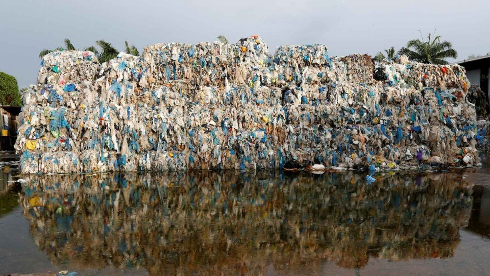 Residuos plásticos en Malasia.