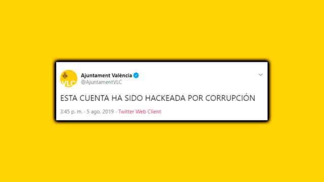 Tweet de la cuenta del Ayuntamiento de Valencia.