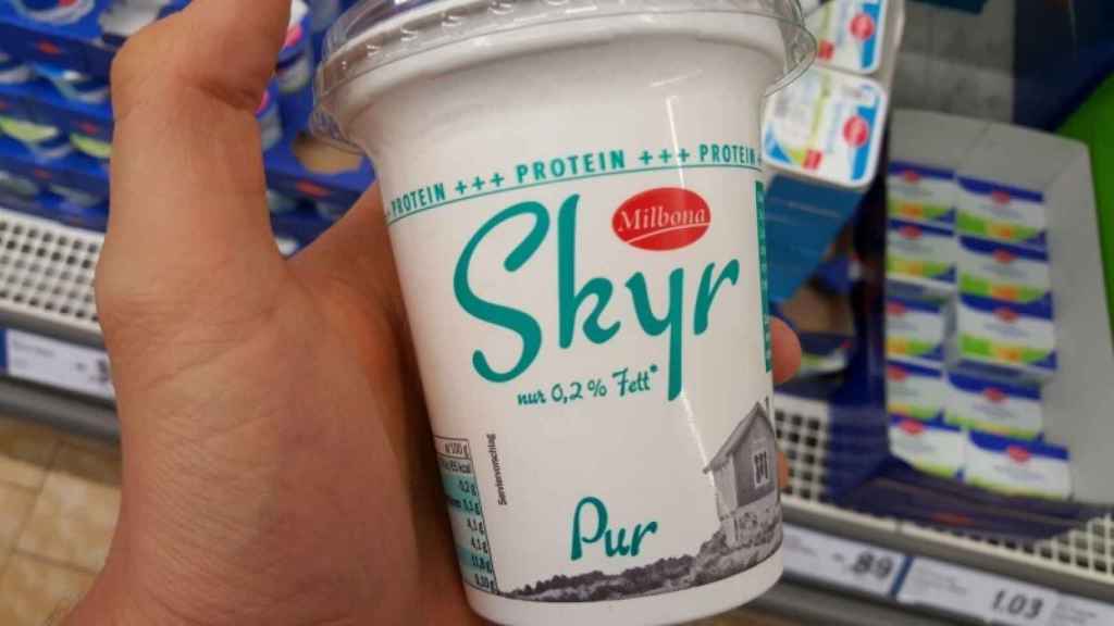 El skyr de la marca Milbona que comercializa Lidl.