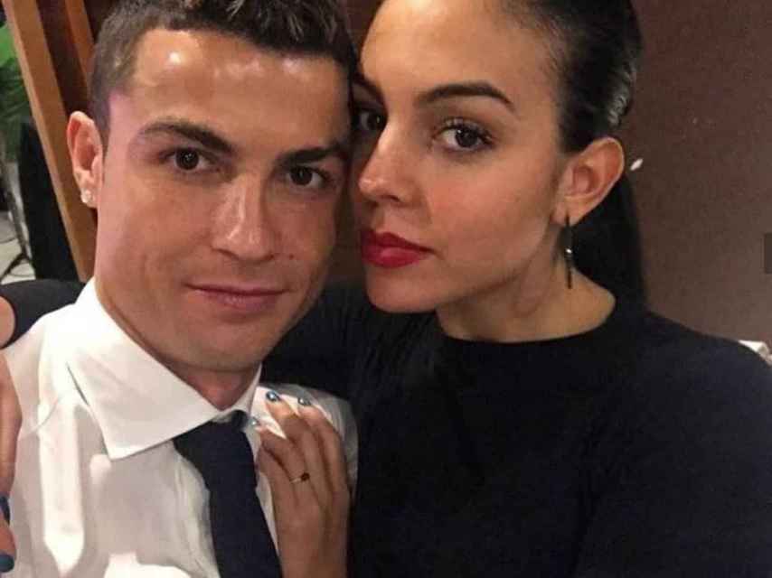 Cristiano Ronaldo y Georgina Rodríguez en una imagen de Instagram.
