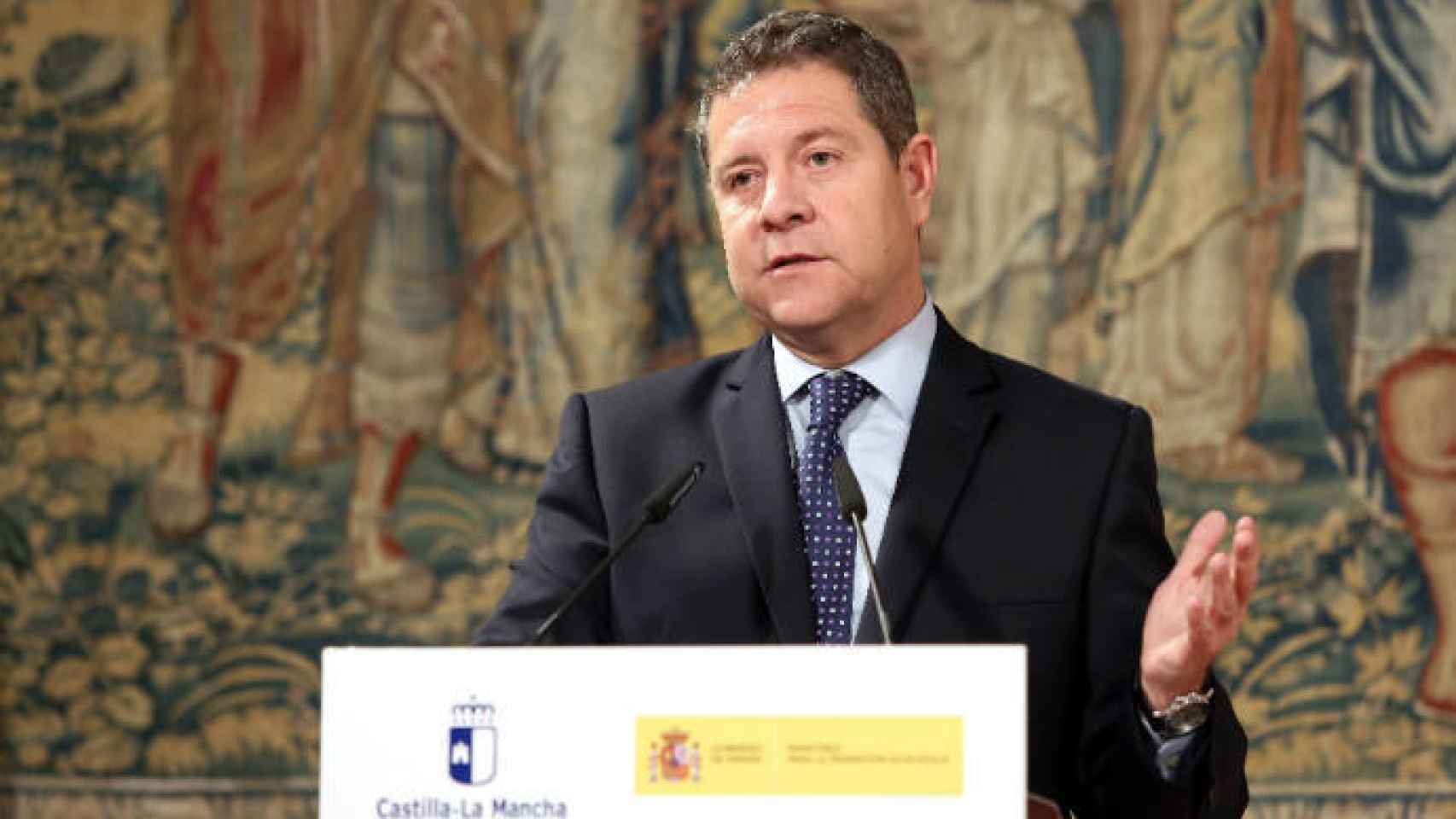 El presidente de Castilla-La Mancha, Emiliano García-Page (Ó. HUERTAS)
