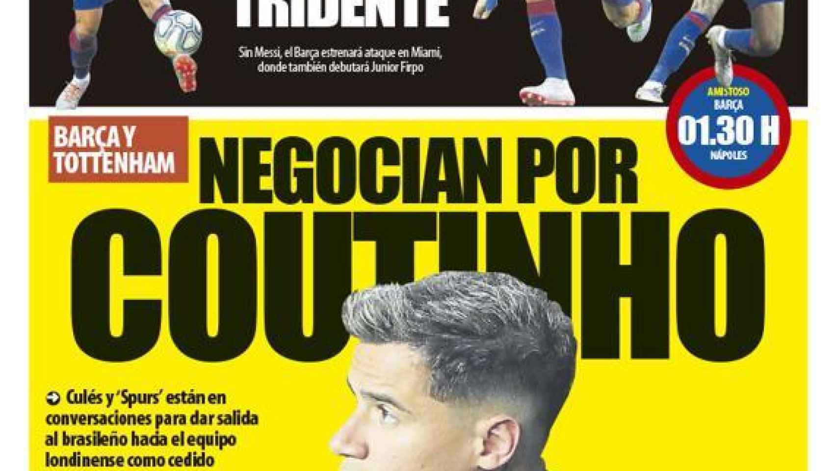 La portada del diario Mundo Deportivo (07/08/2019)