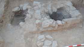 Uno de los 25 túmulos encontrados en el cerro de Alarcos.