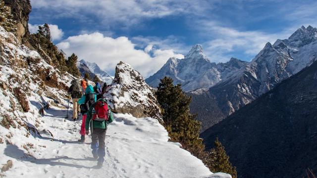 Trekking por el Himalaya, todo un reto.