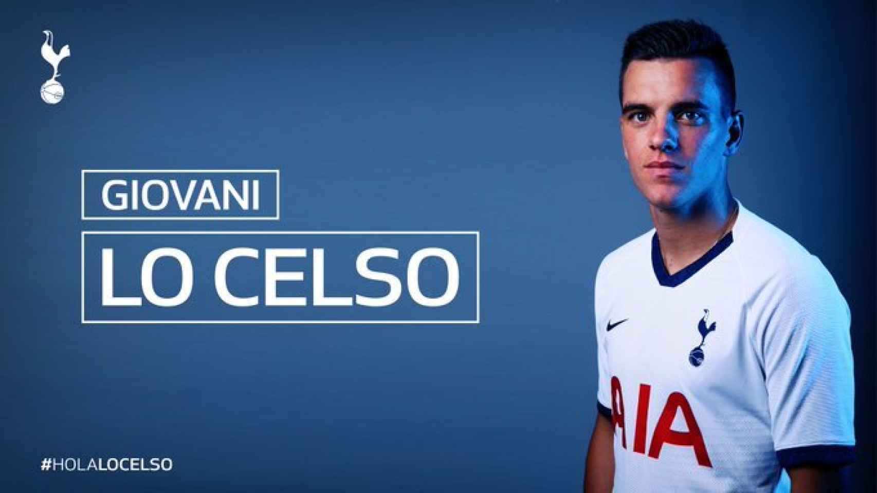 Lo Celso, nuevo jugador del Tottenham. Foto: Twitter (@SpursOfficial)