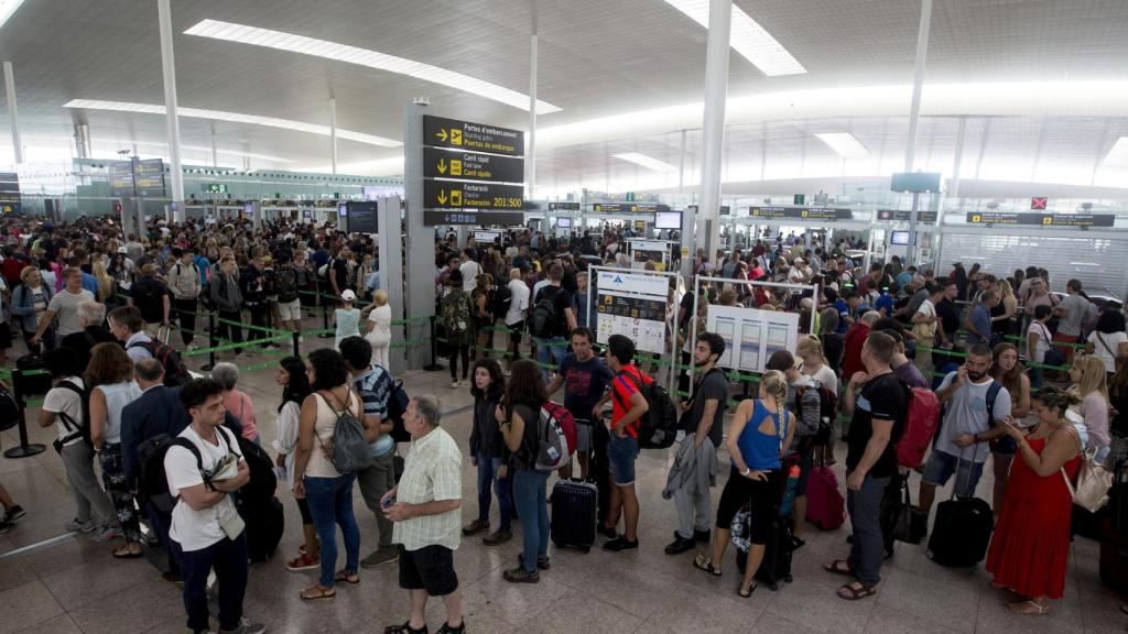 El aeropuerto de El Prat, en una imagen de archivo.