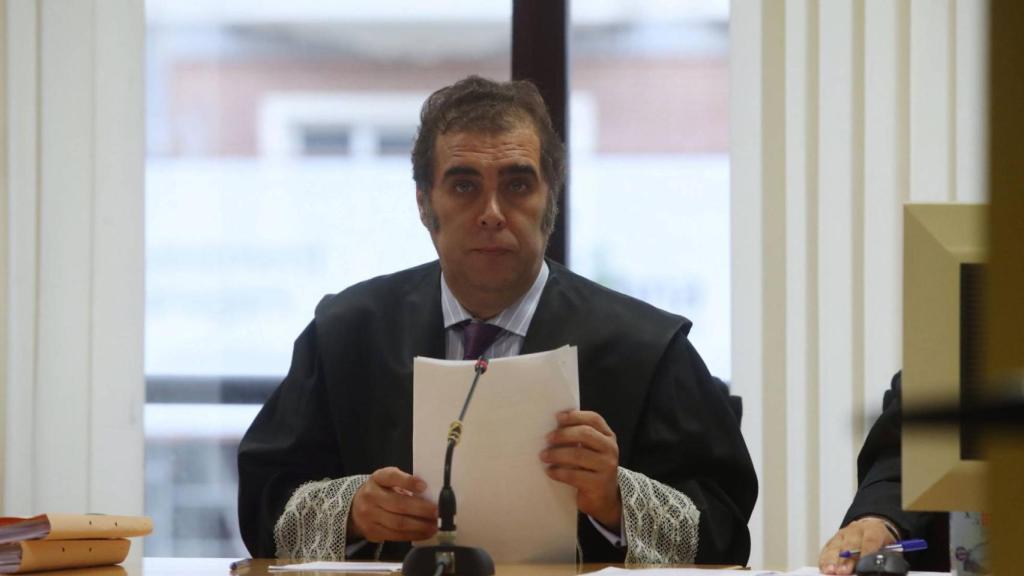 El magistrado Sánchez Magro, durante la vista del pasado miércoles./