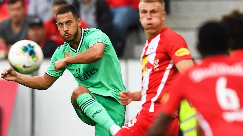 Eden Hazard, en un partido del Real Madrid