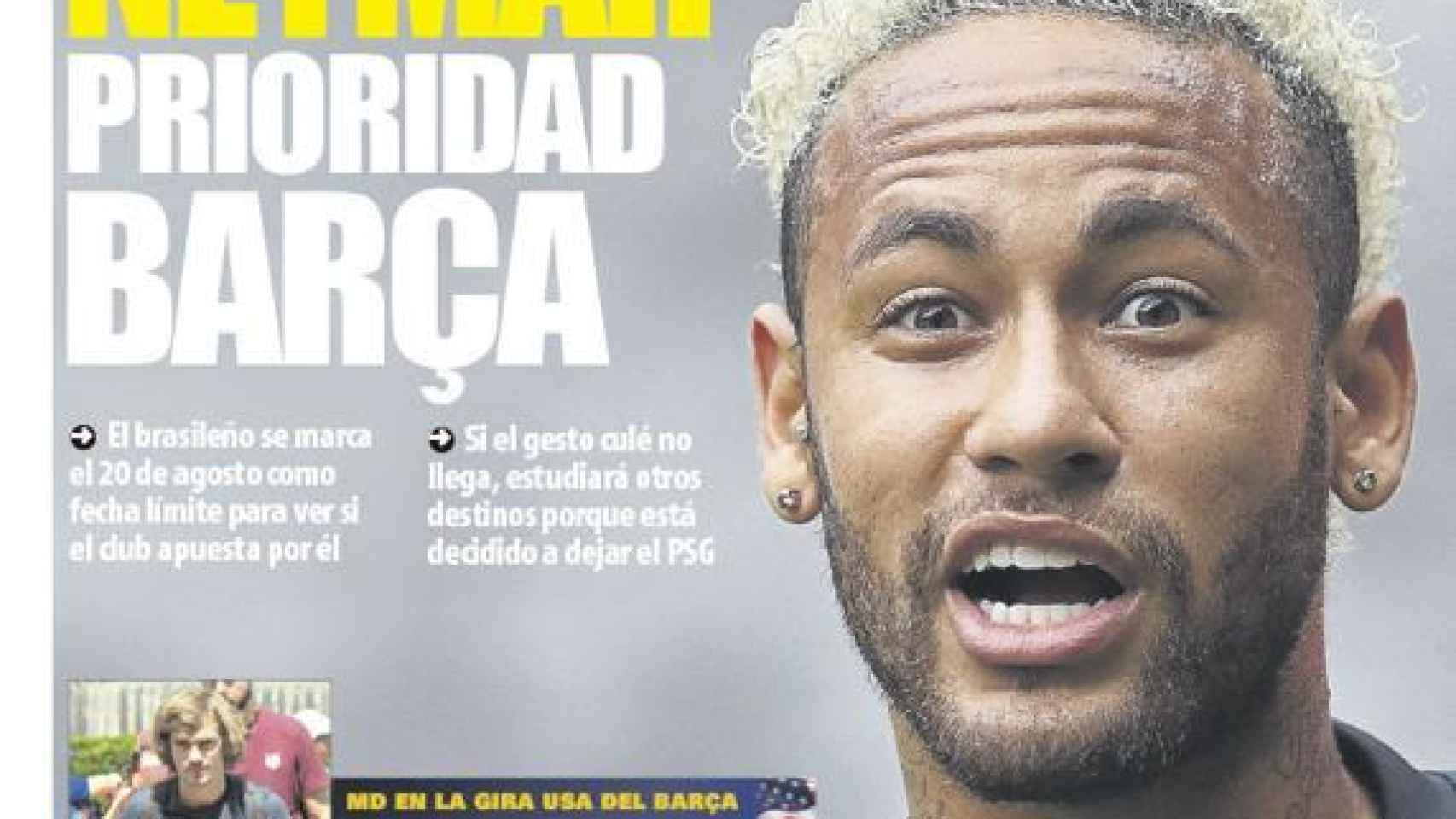 La portada del diario Mundo Deportivo (09/08/2019)