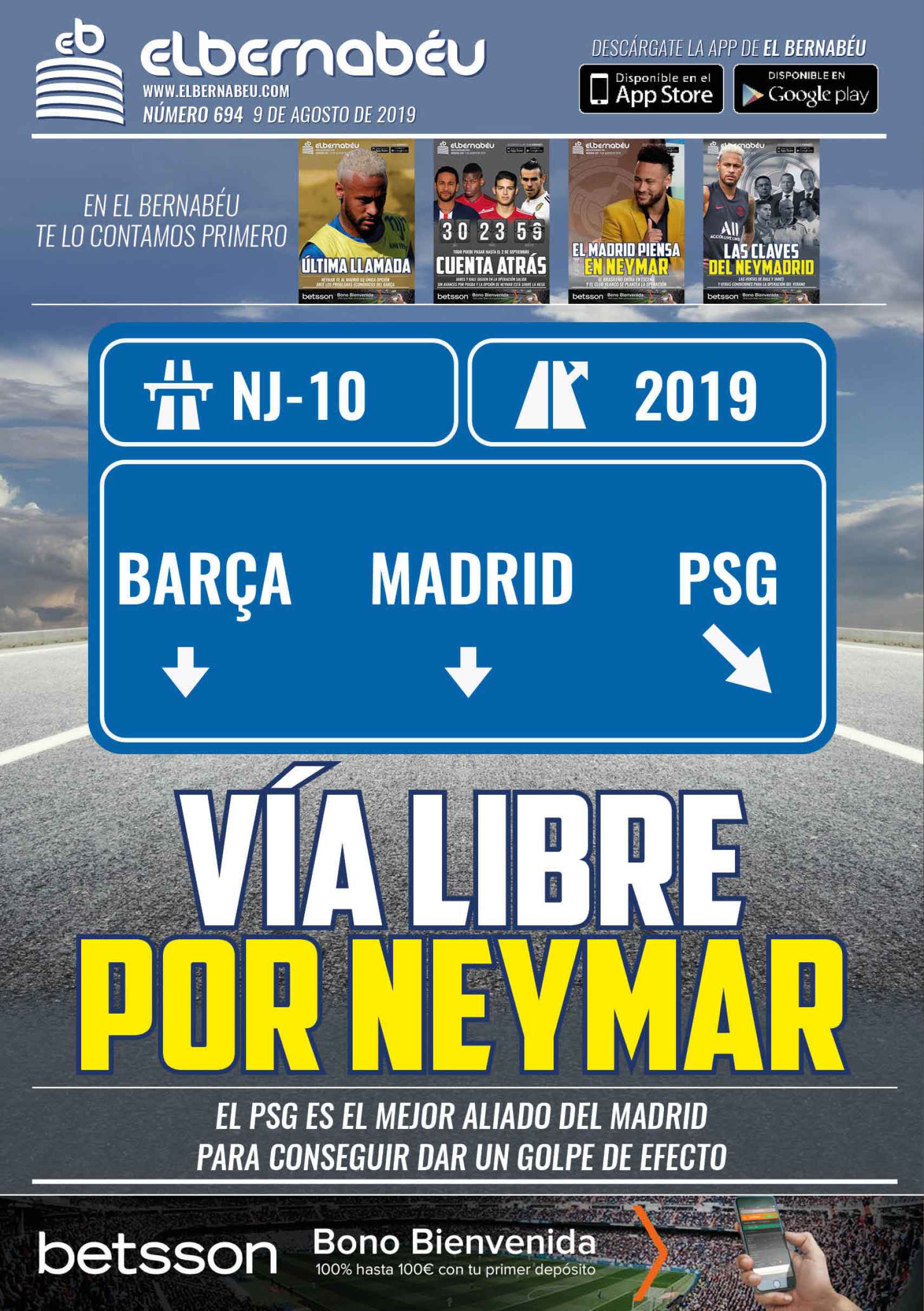 La portada de El Bernabéu (09/08/2019)