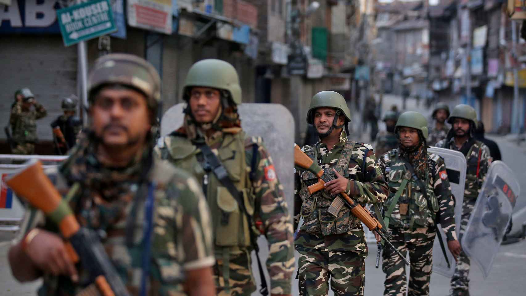 Fuerzas de seguridad indias han ocupado Cachemira.