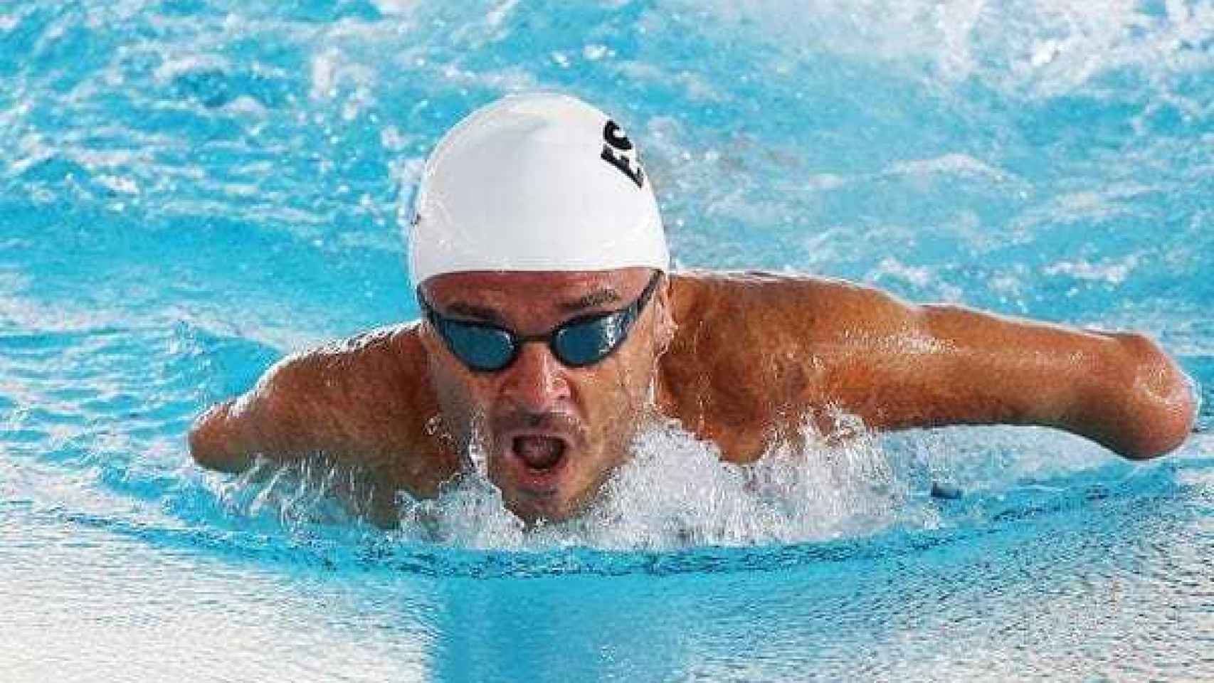 Ricardo Ten, en una prueba de natación