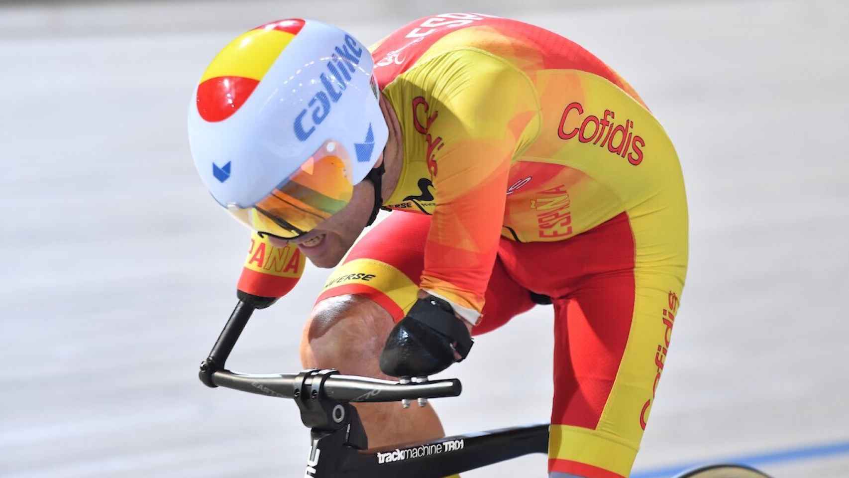 Ricardo Ten, en una prueba de ciclismo