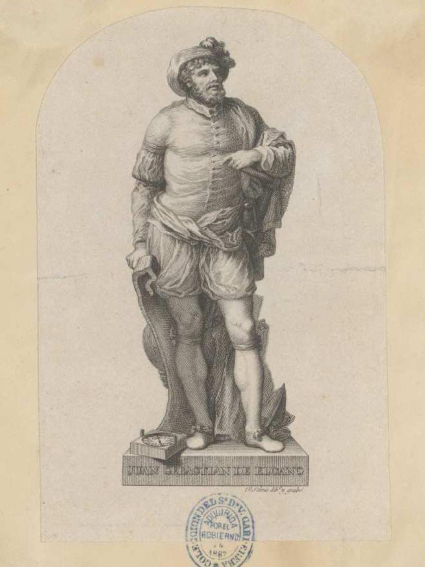 Retrato de Juan Sebastián Elcano.