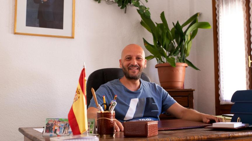 Matías Jiménez (PSOE), el alcalde de Poyales del Hoyo.
