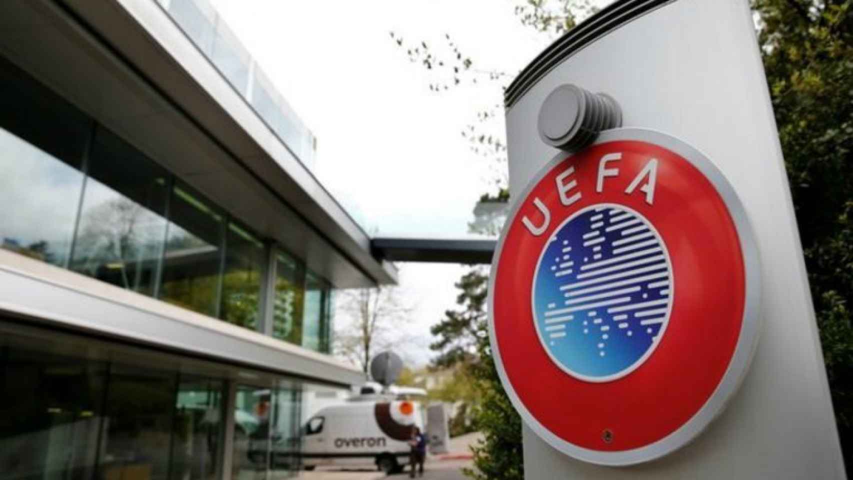 La sede de la UEFA en Nyon, Suiza