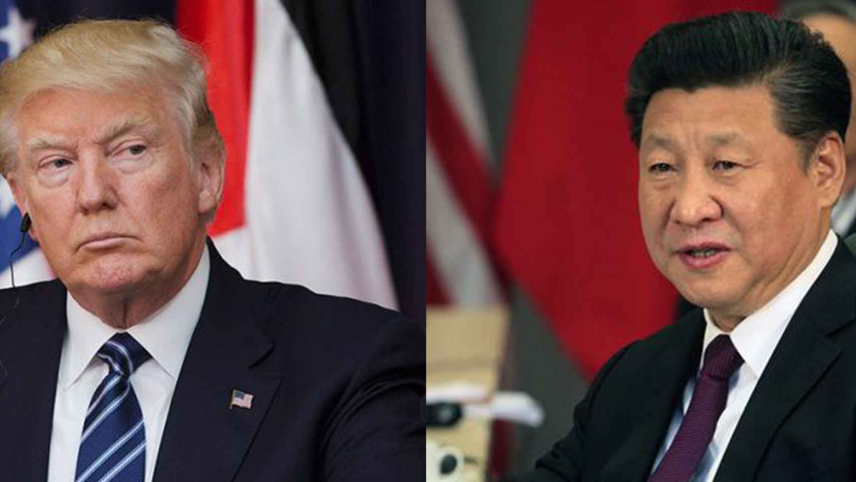 El presidente de EEUU, Donald Trump, y su homólogo chino, Xi Jinping